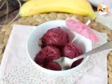 Etapa 3 - Înghețată vegană cu fructe roșii și cremă de banane