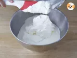 Etapa 3 - Înghețată cu iaurt și zmeură