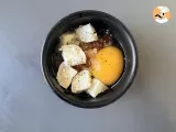 Etapa 3 - Ouă en cocotte cu brânză de capră și roșii uscate la Air Fryer!