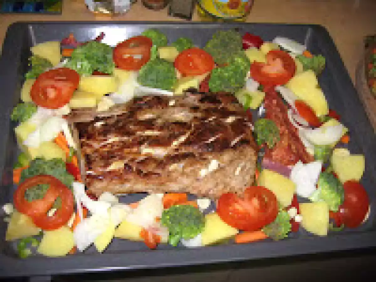 2x Muschi de porc cu legume la cuptor - 13 martie -ziua mea - poza 2