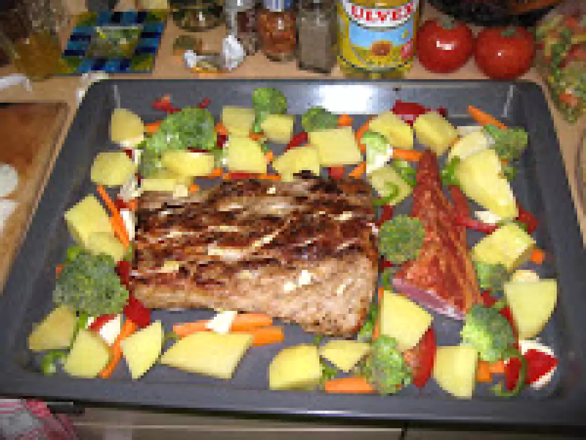 2x Muschi de porc cu legume la cuptor - 13 martie -ziua mea - poza 3