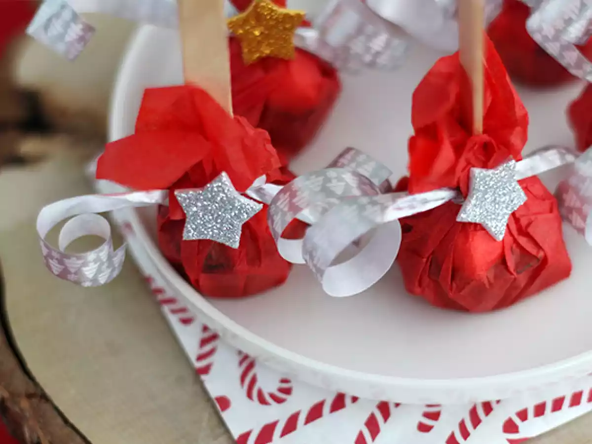 Acadele pentru ciocolata calda: ciocolata neagra + marshmallow - poza 4