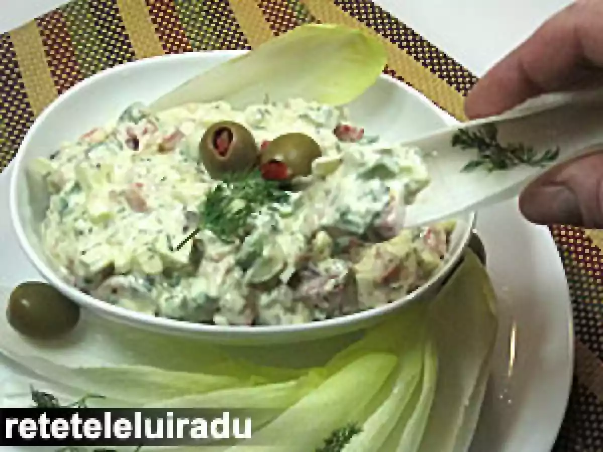 Andive cu salata crocant-cremoasa