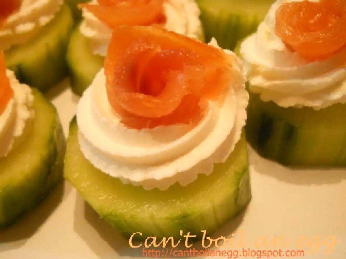 Aperitiv cu crema de branza si somon - poza 2