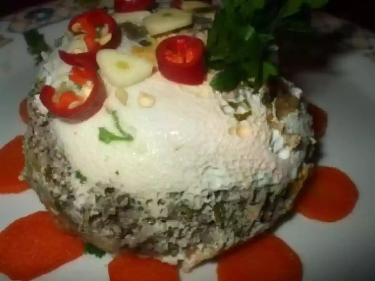 Aperitiv cu ficatei de pui si oua (mini drob)