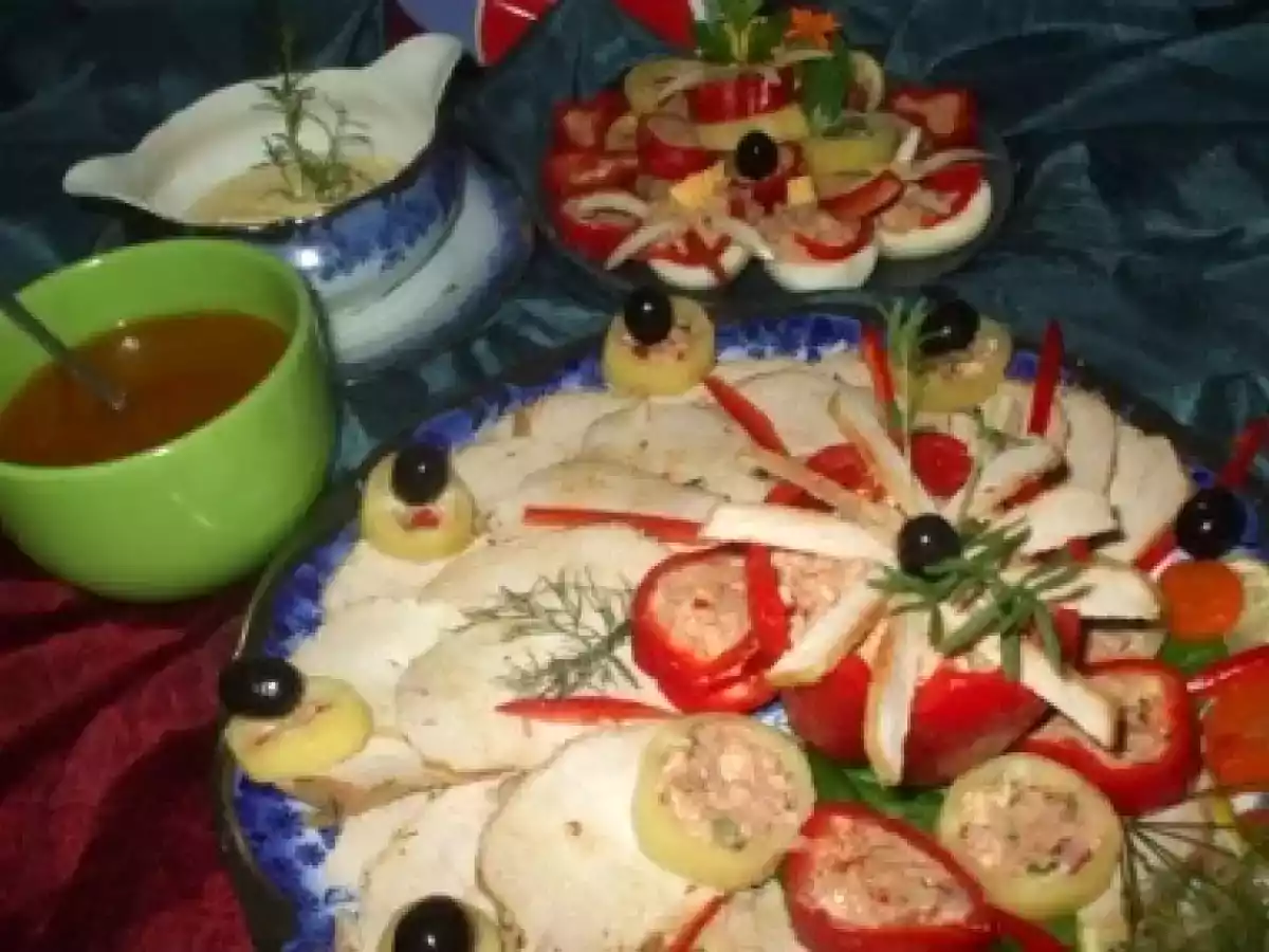 Aperitiv cu friptura rece si pasta de carne - poza 2