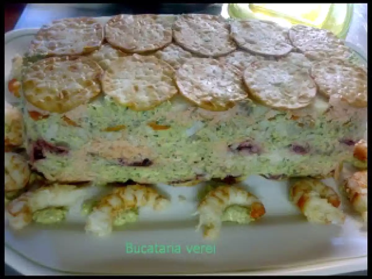 Aperitiv in straturi cu peste si legume