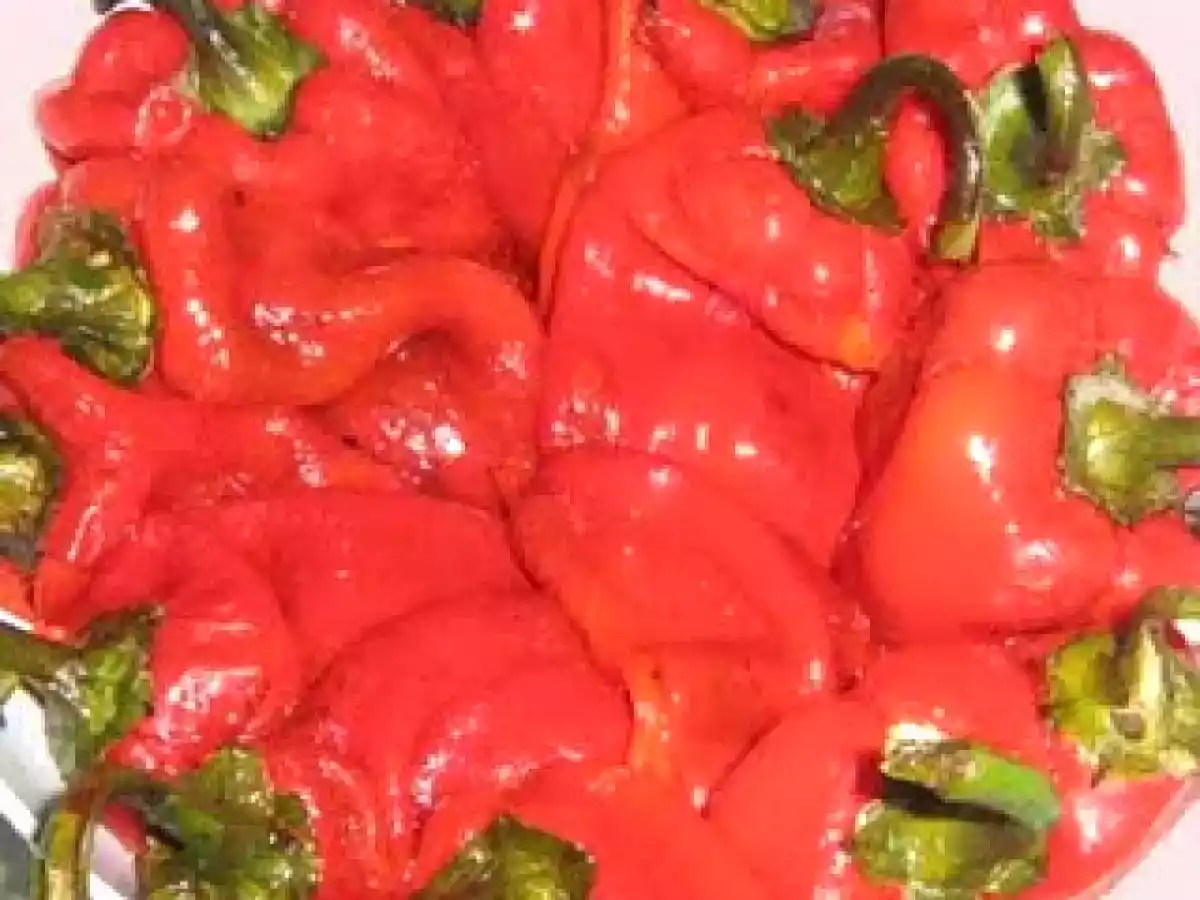 Ardei copti la borcan