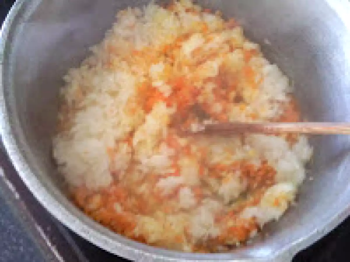 ARDEI UMPLUT CU OREZ SI NAUT /PIMIENTO RELLENO CON ARROZ Y GARBANZO - poza 2