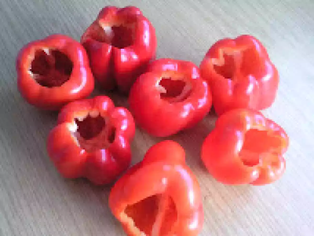 ARDEI UMPLUT CU OREZ SI NAUT /PIMIENTO RELLENO CON ARROZ Y GARBANZO - poza 4