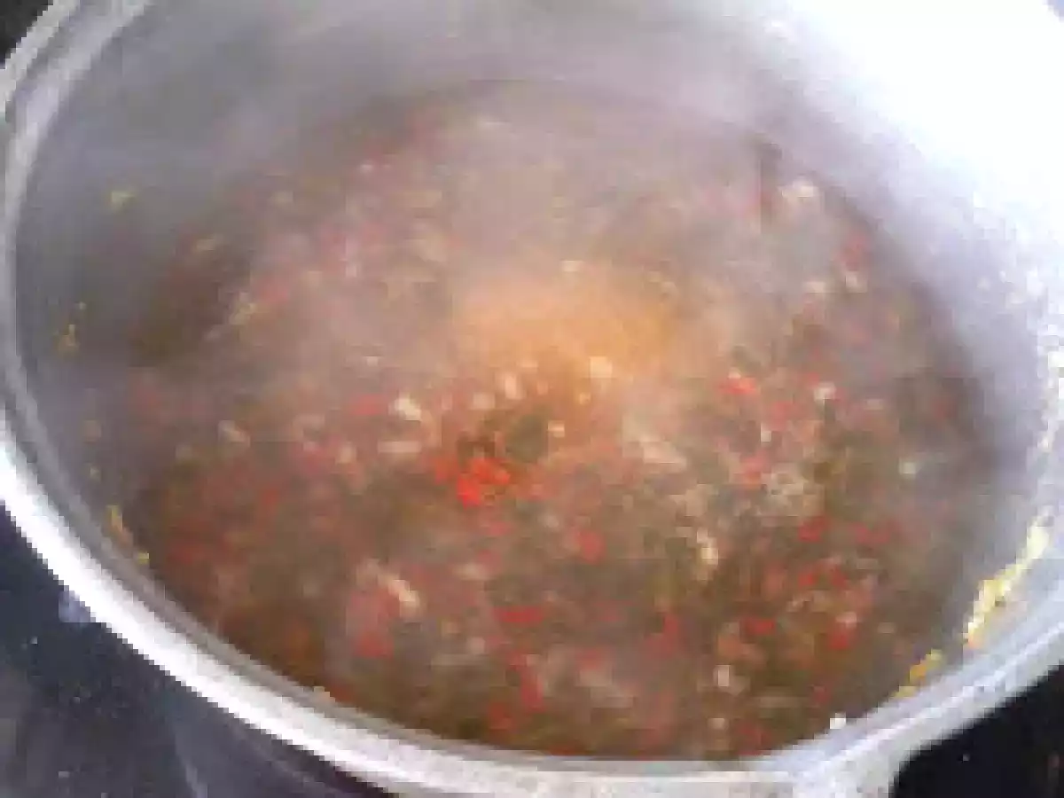 ARDEI UMPLUT CU OREZ SI NAUT /PIMIENTO RELLENO CON ARROZ Y GARBANZO - poza 8