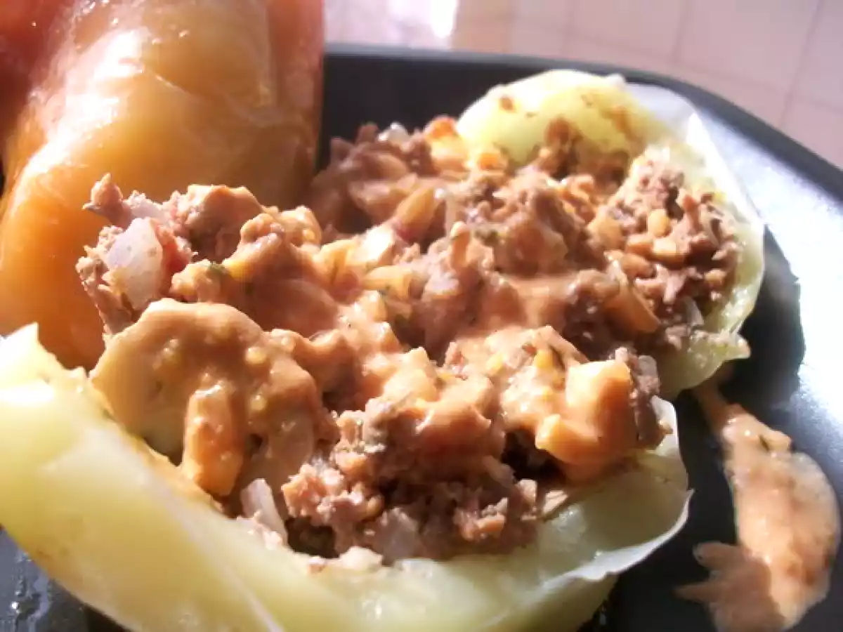 Ardei umpluti cu carne si sos de smantana - poza 10