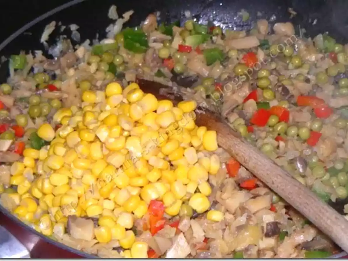 Ardei umpluti cu orez si legume - poza 6