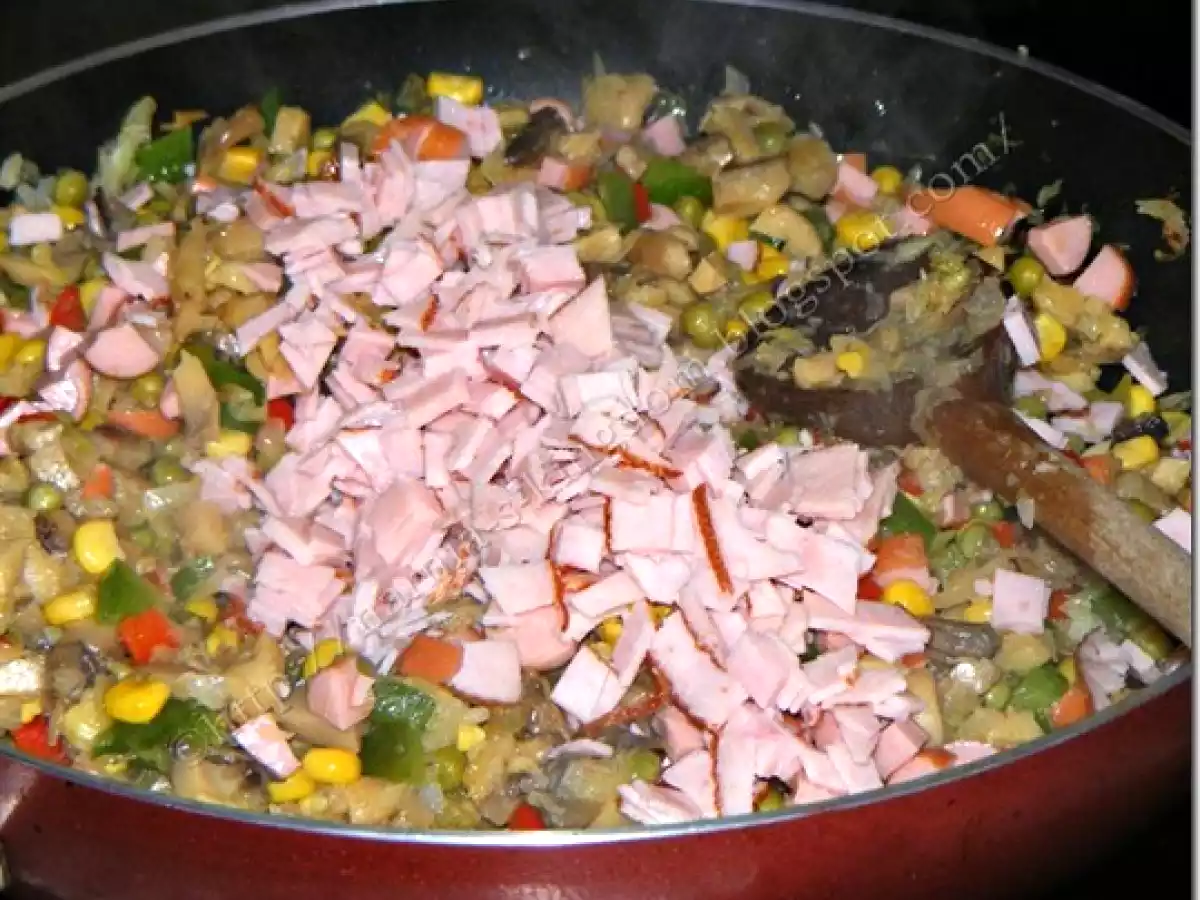 Ardei umpluti cu orez si legume - poza 7