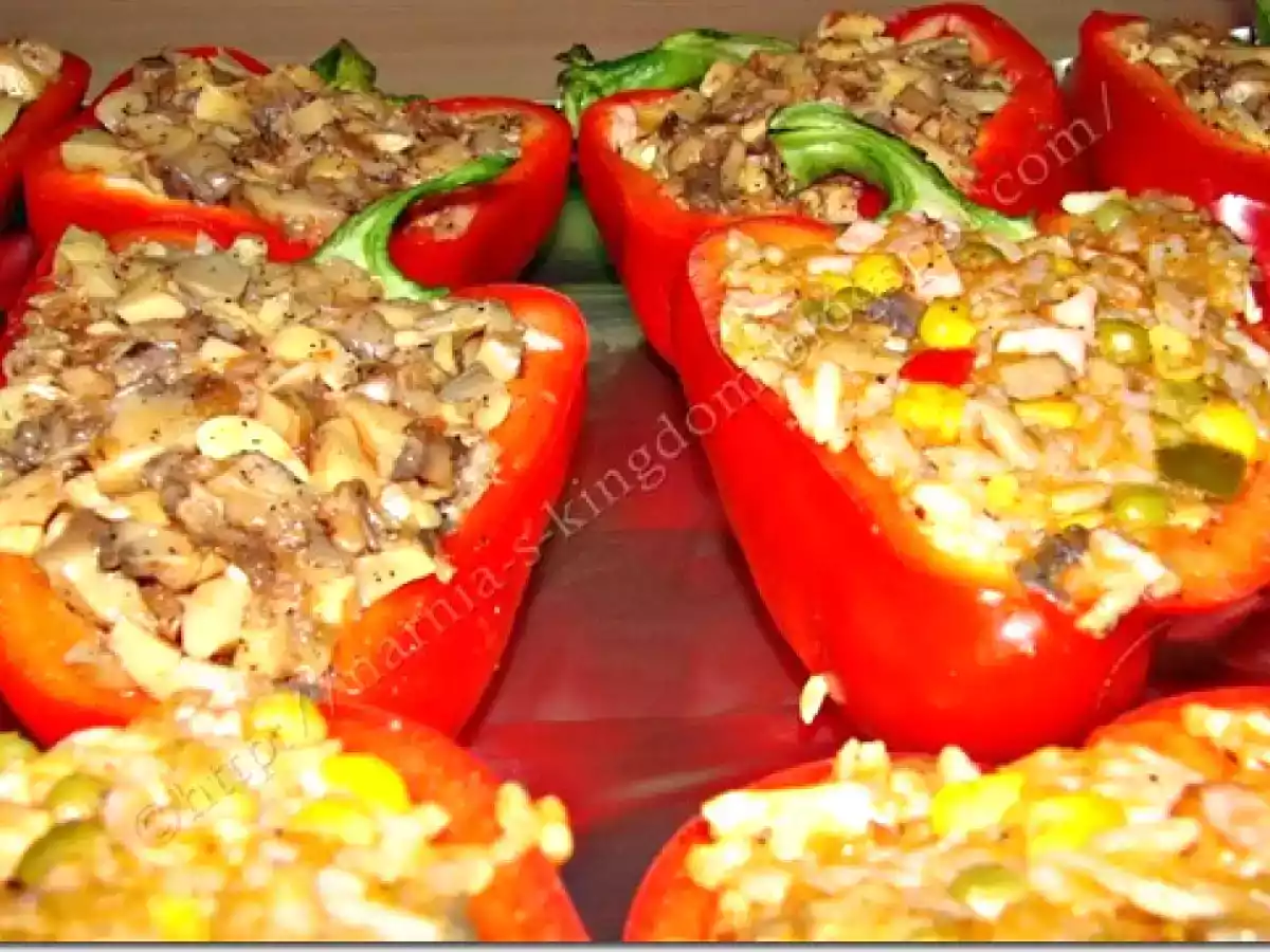 Ardei umpluti cu orez si legume - poza 10