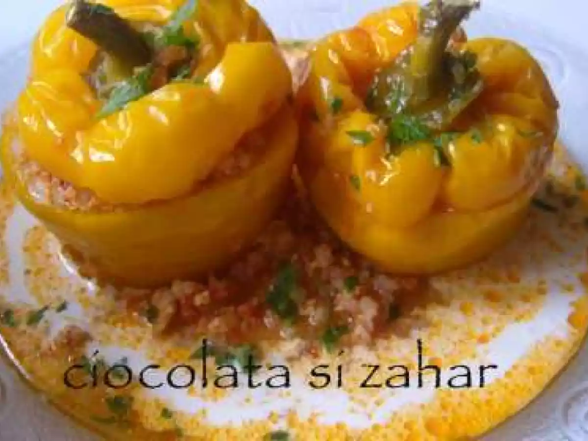 Ardei umpluti la cuptor