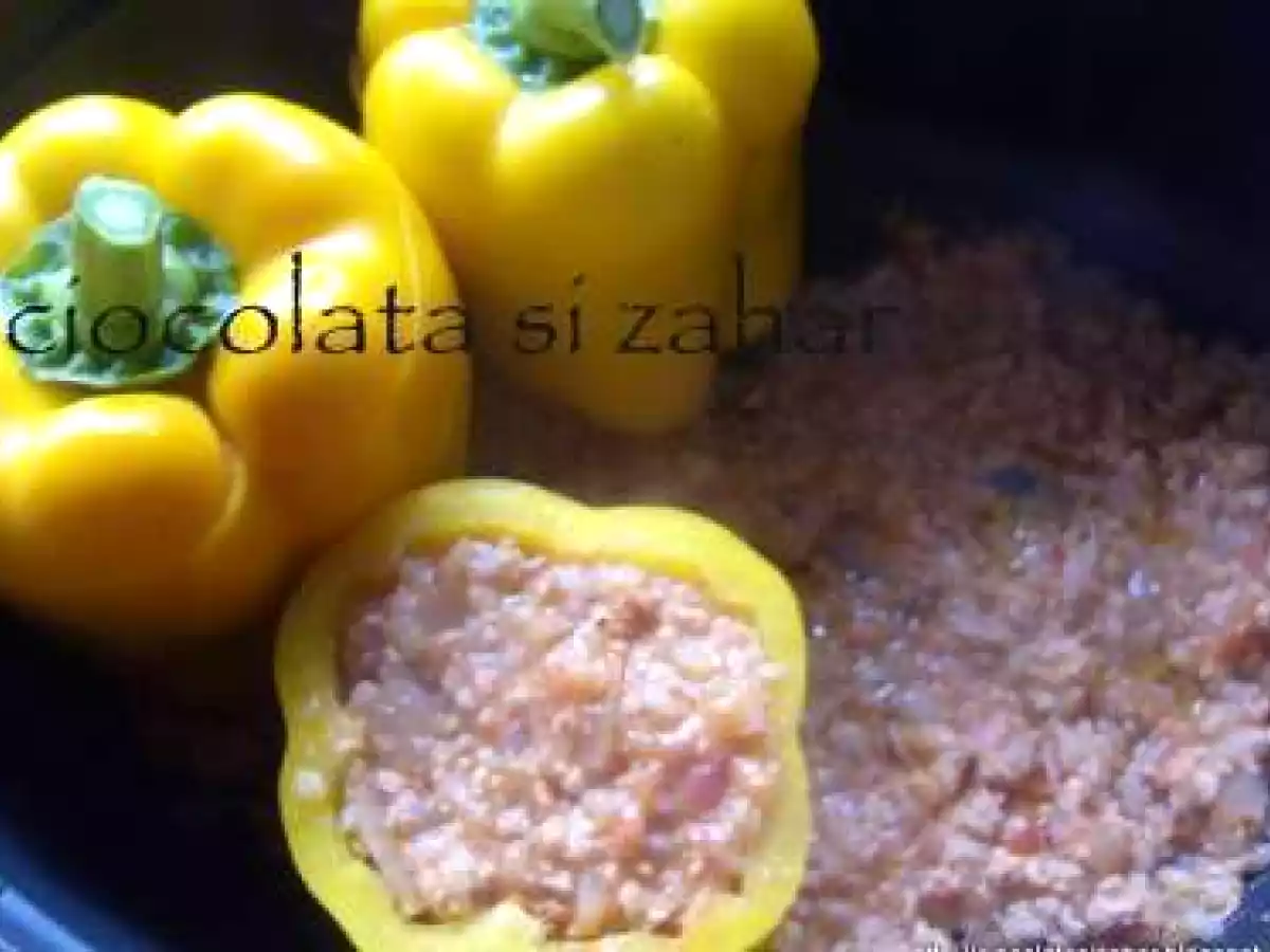 Ardei umpluti la cuptor - poza 2