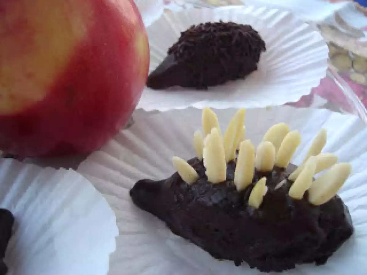 Arici din aluat de biscuiti - poza 2