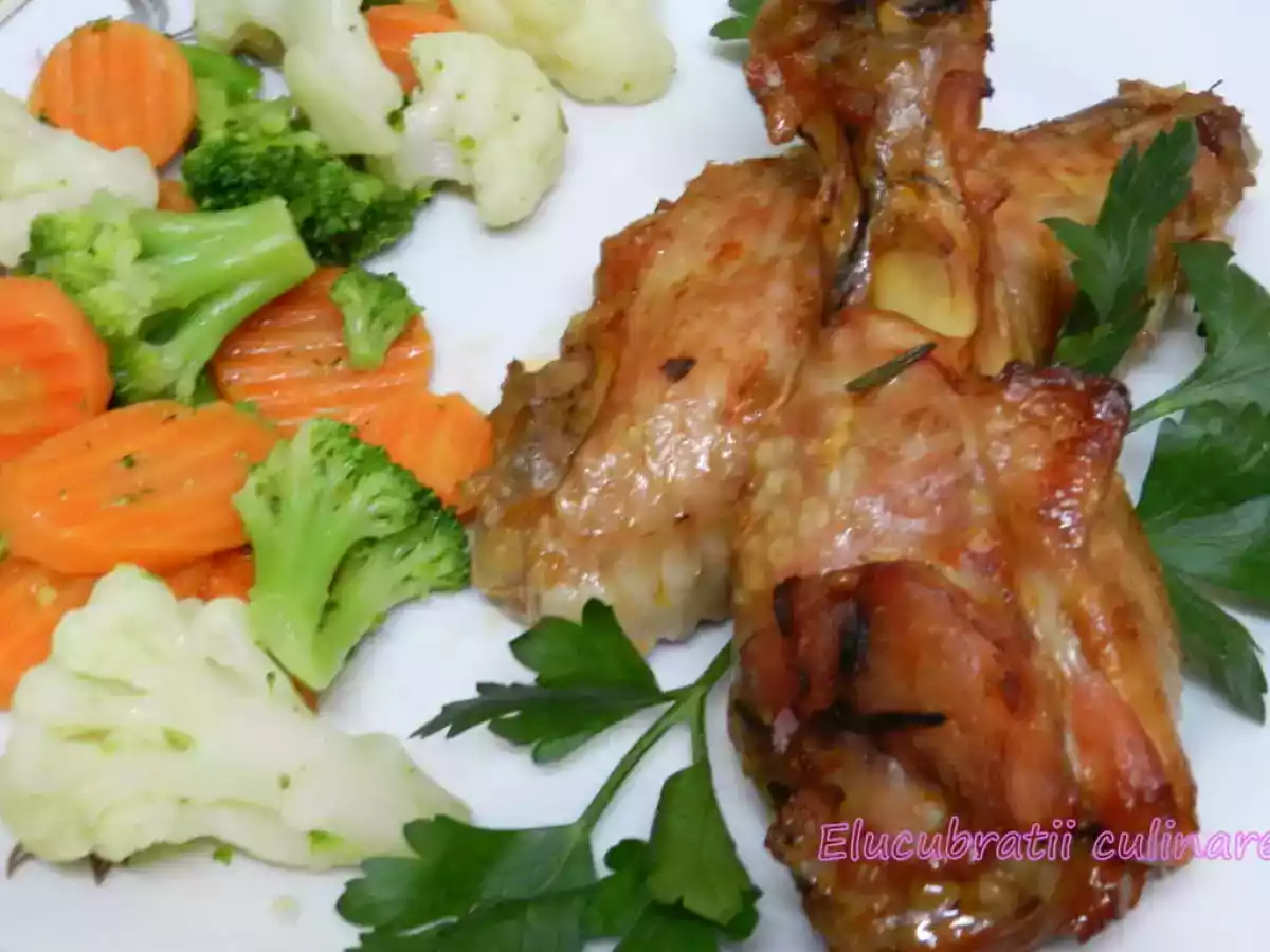 Aripi de curcan la cuptor