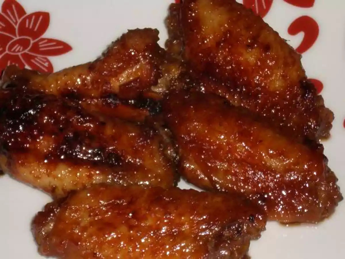 Aripi de pui caramelizate