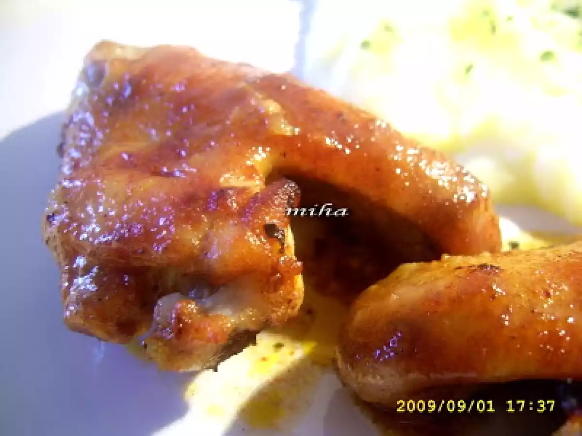 Aripioare de pui la capac - poza 5