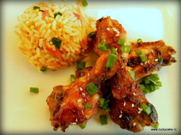 Aripioare Dulci Picante Cu Orez ReÈ›etÄƒ Petitchef