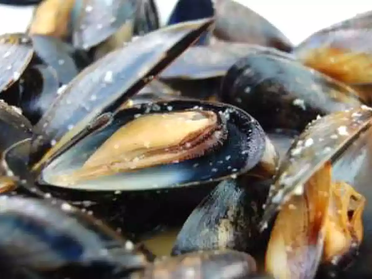 Baked Mussels In Garlic Butter Sauce