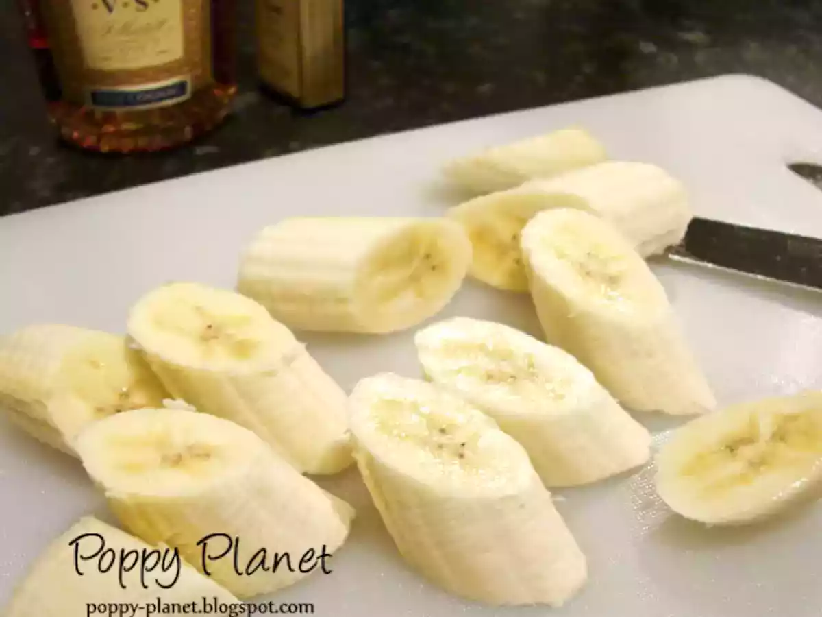 Banane caramelizate cu inghetata de vanilie - poza 5