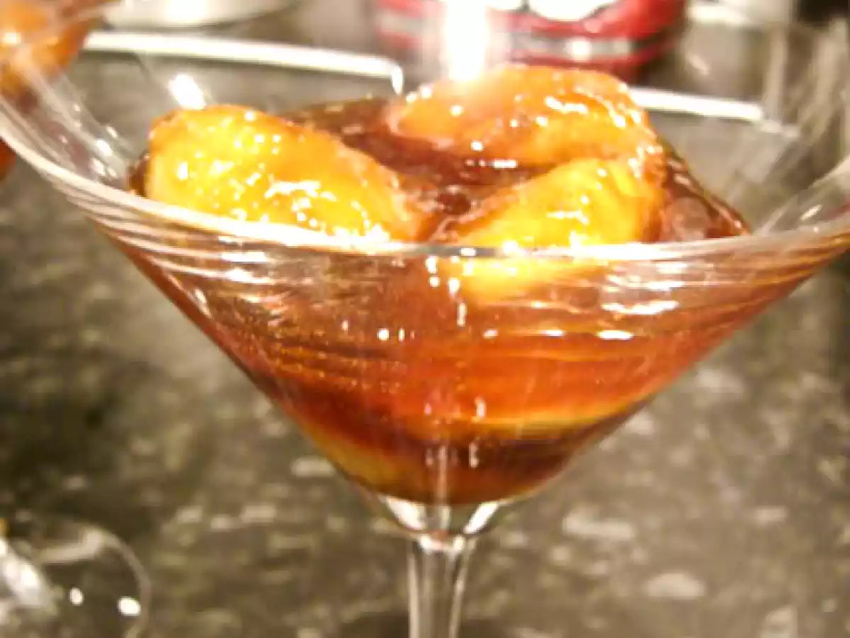 Banane caramelizate cu inghetata de vanilie - poza 7