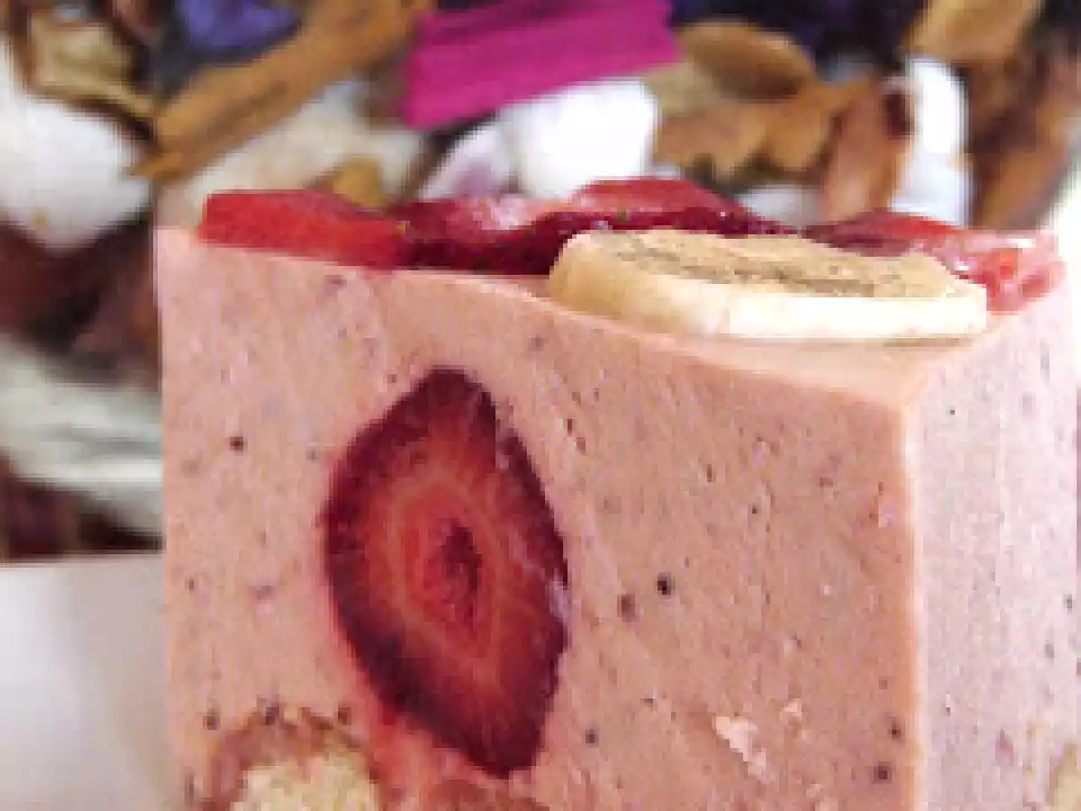 Bavareza cu capsune - poza 2