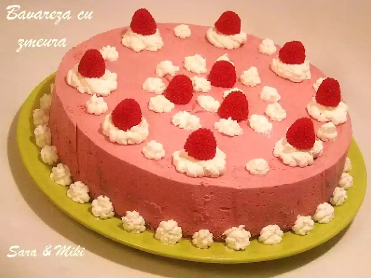 Bavareza cu zmeura - poza 3