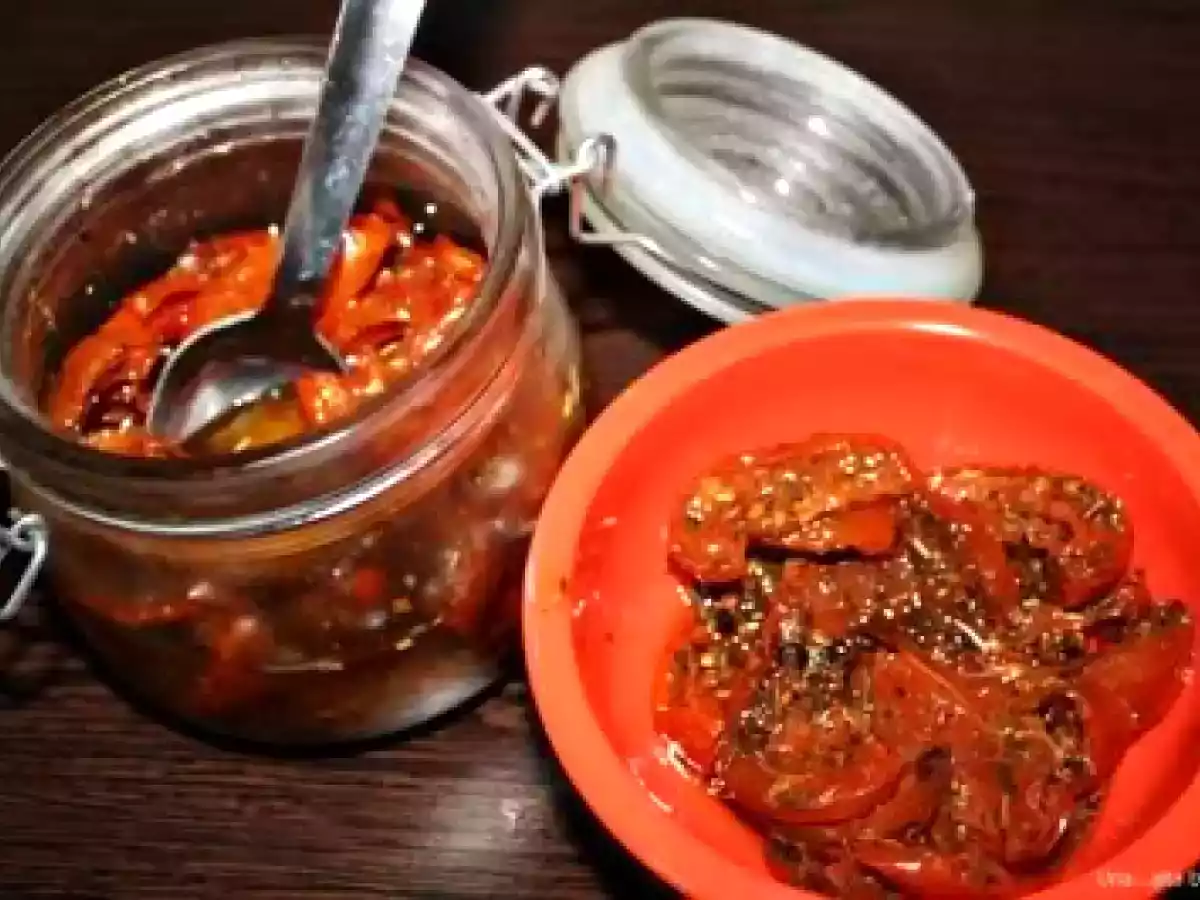 Bavette cu pesto din rosii uscate ( pesto calabrese) - poza 5