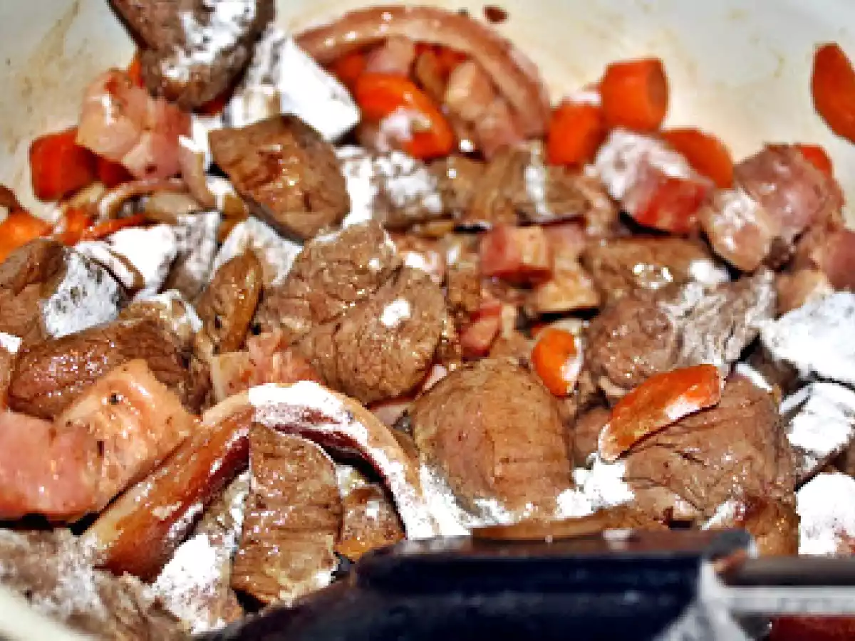 Beef Bourguignon - Julia Child - poza 6