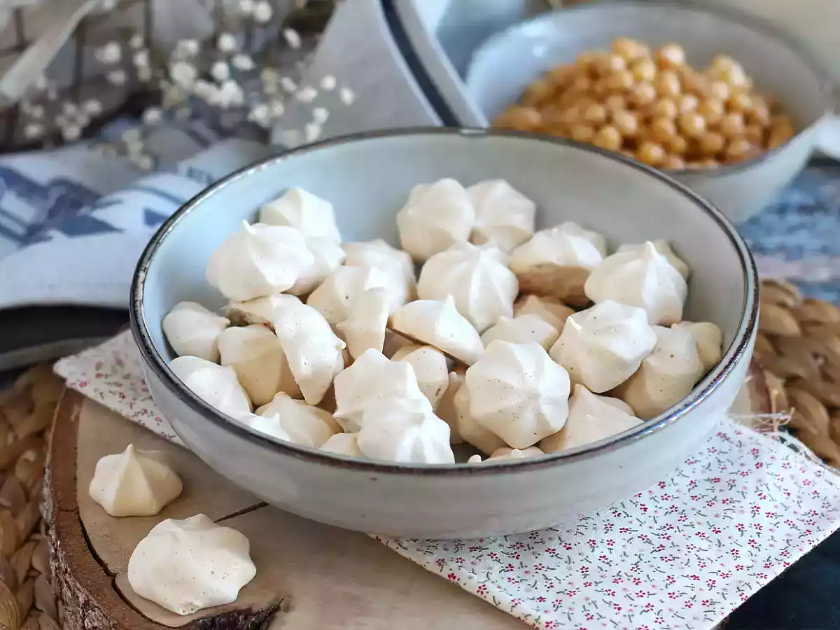 Bezele vegane cu Aquafaba