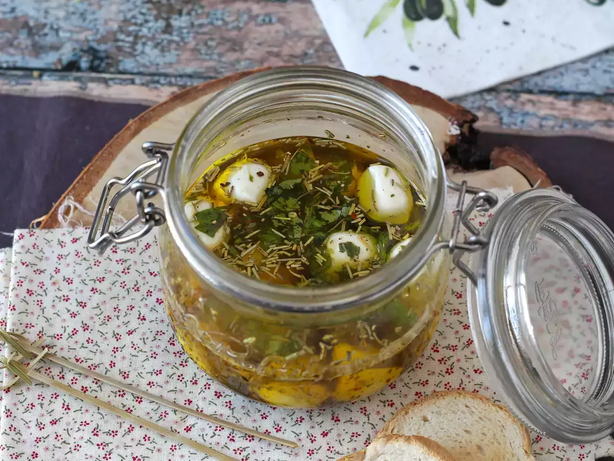 Bile de mozzarella marinate pentru aperitiv sau salată! - poza 7
