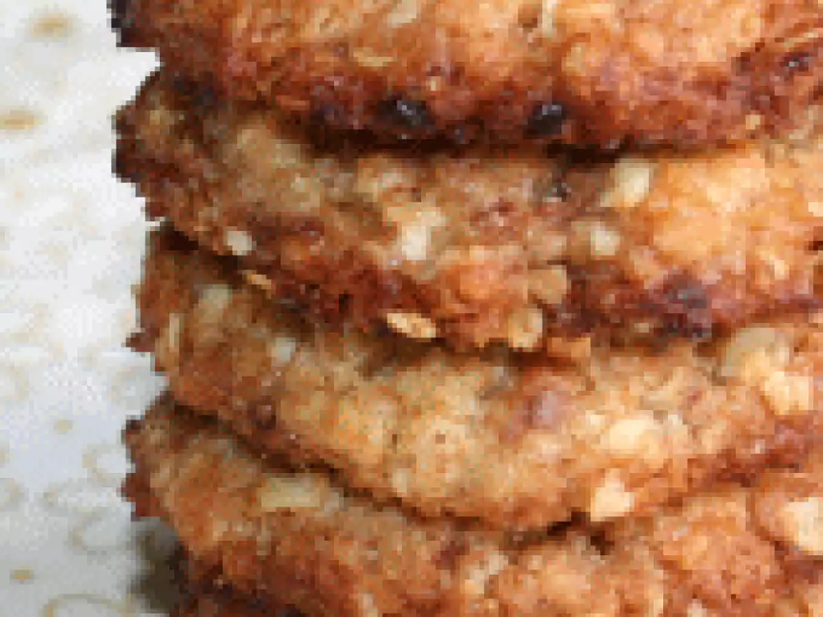 Biscuiti cu fulgi de ovaz si nuca de cocos