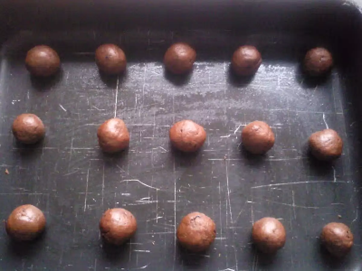 BISCUITI CU ROSCOVE SI PRUNE USCATE /GALLETAS CON ALGARROBA Y CIRUELAS SECAS - poza 2