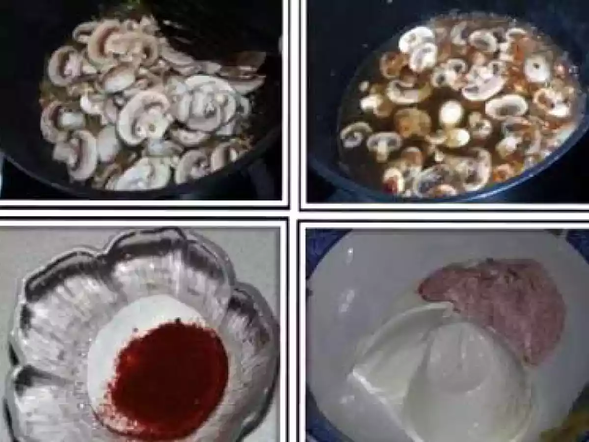 BOEUF STROGANOFF~cu muchiulet din carne de porc - poza 2