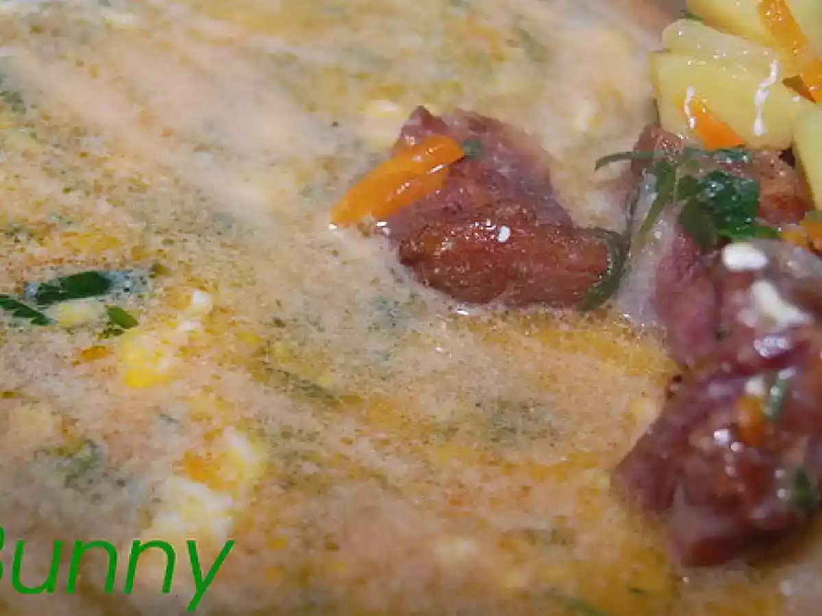 Bors cu afumatura si cartofi - poza 6