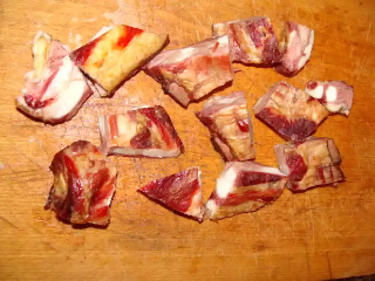 Bors de fasole boabe cu scarita afumata - poza 2