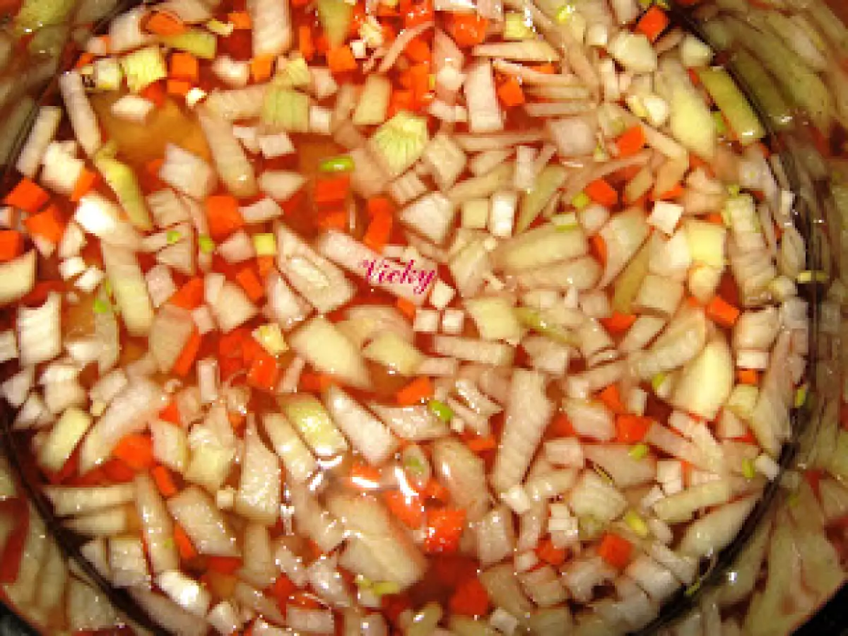 Bors de pui cu orez si dres cu smantana - poza 6