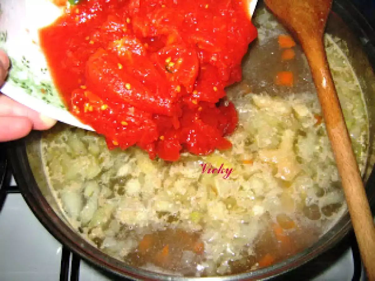 Bors de pui cu orez si dres cu smantana - poza 9