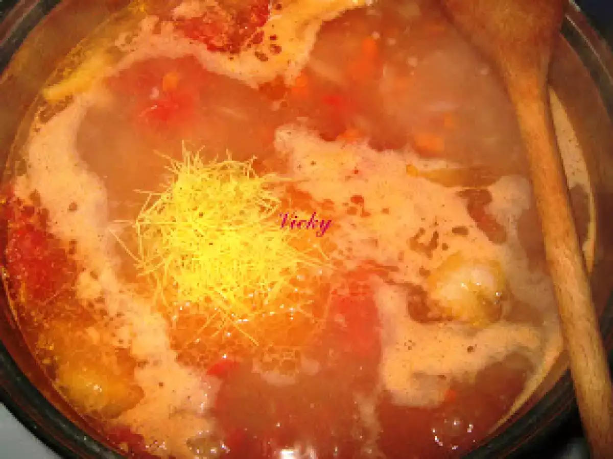 Bors de pui cu orez si dres cu smantana - poza 11