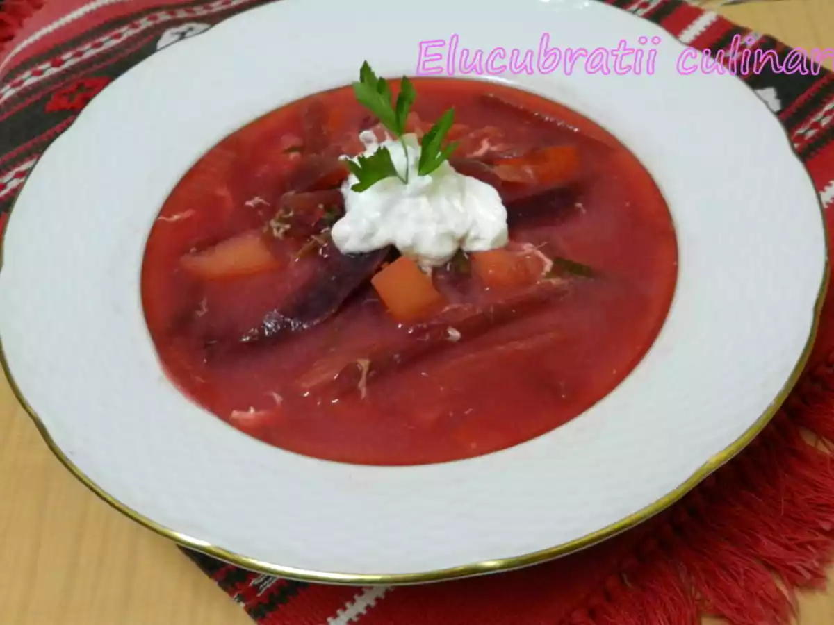 Borș de sfeclă roșie