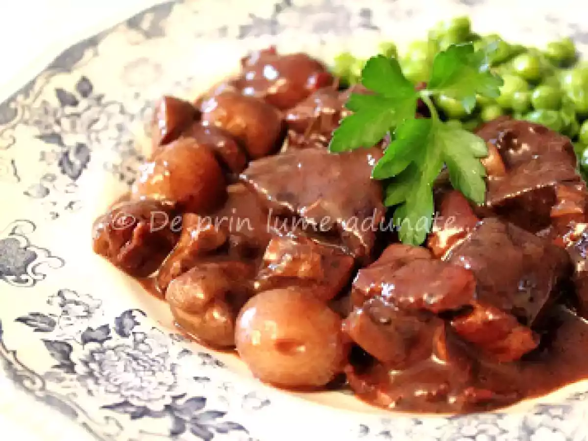 Bourguignon cu caprioara - poza 2