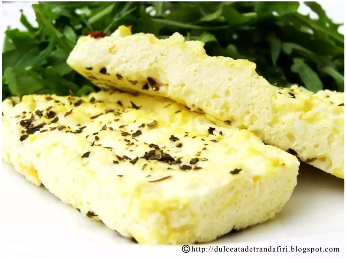 Branza ricotta la cuptor