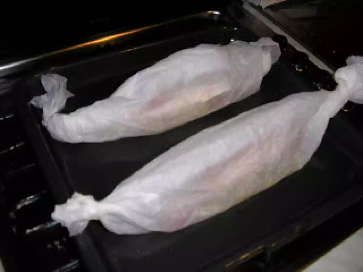 Branzino al cartoccio(Biban de mare la folie) - poza 3