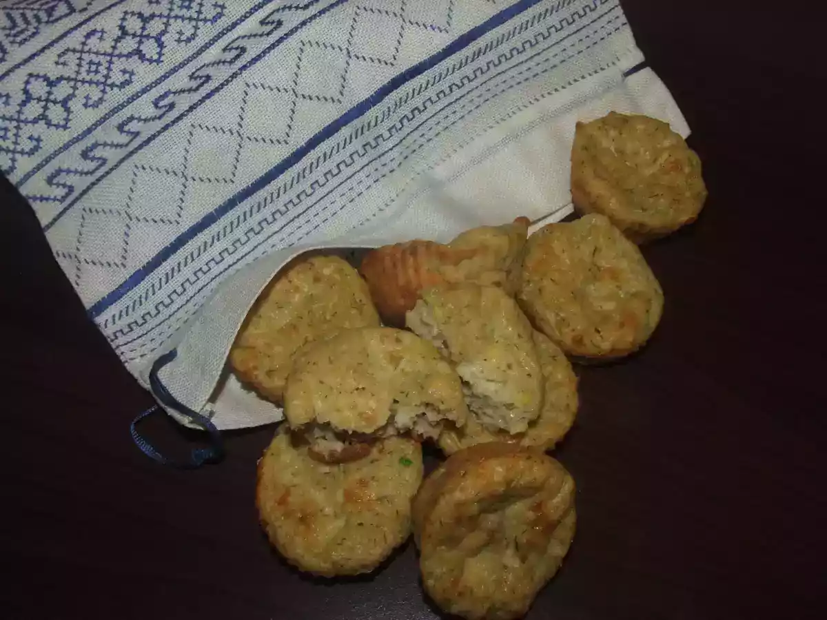 Briose aperitiv cu dovlecei