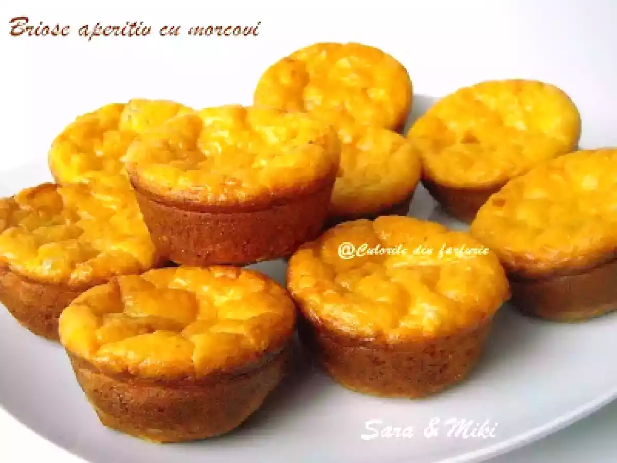 Briose aperitiv cu morcovi - poza 2