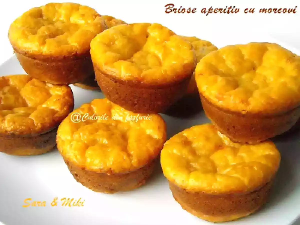 Briose aperitiv cu morcovi - poza 3